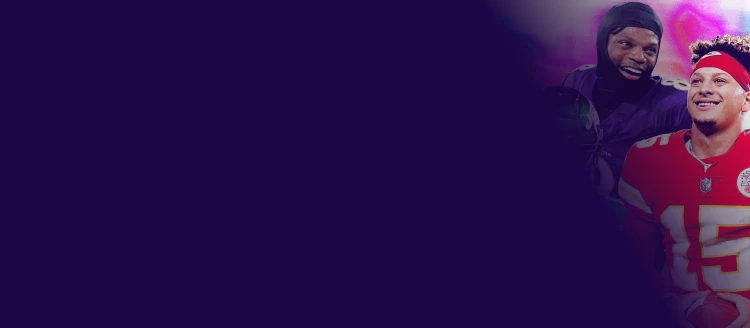 Two football players