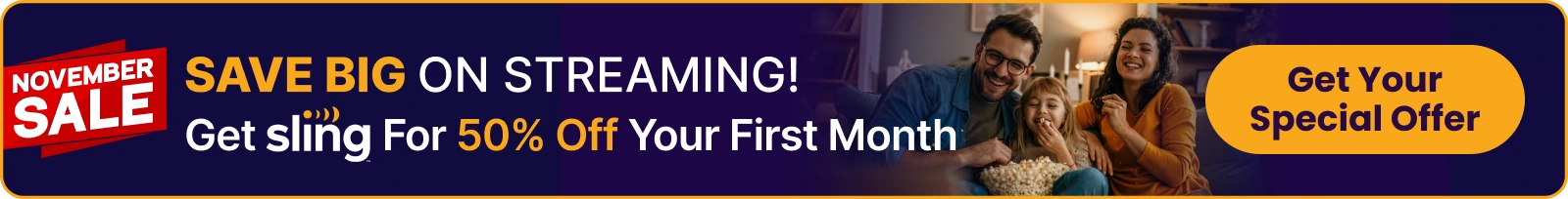 November sale streaming promotion