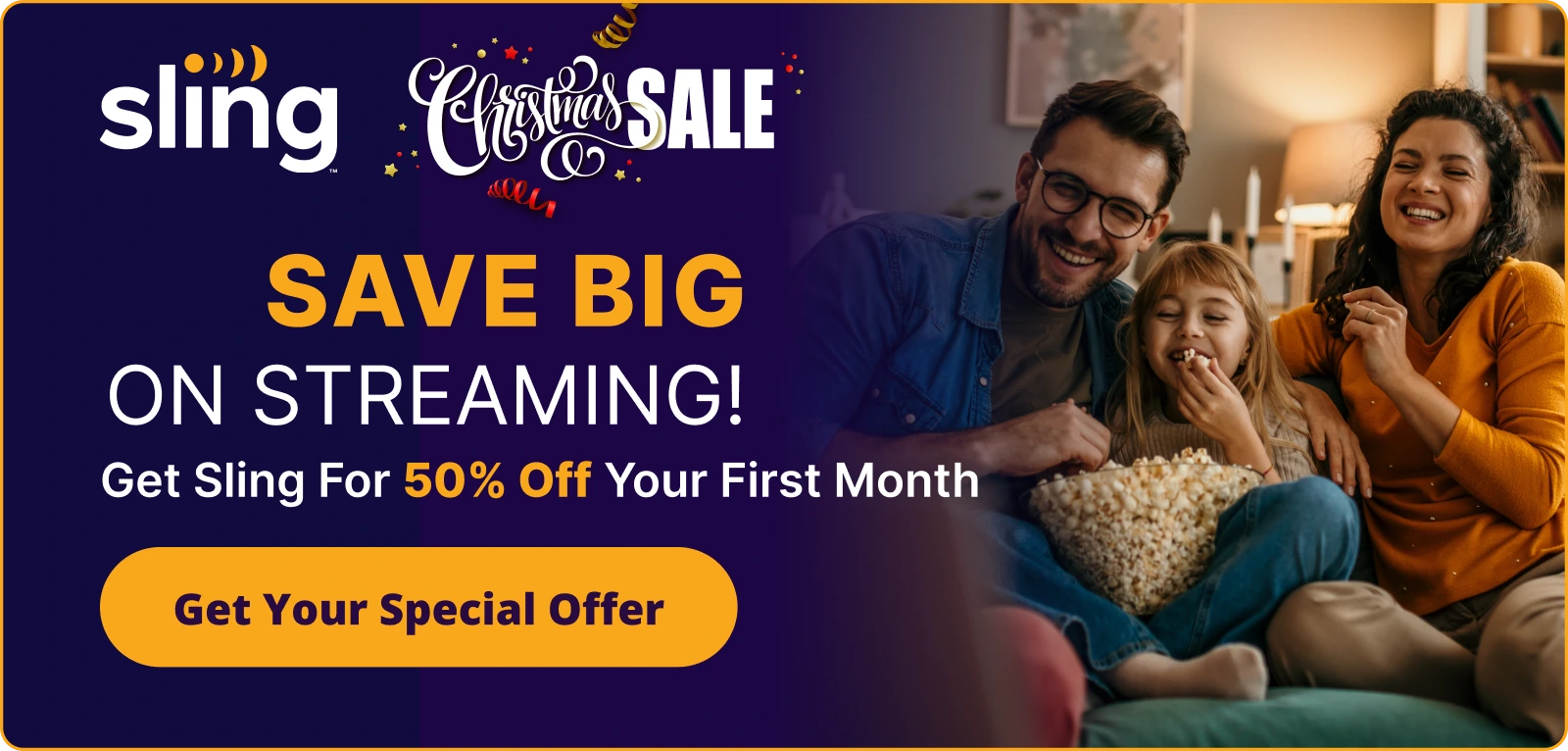 sling christmas banner mobile